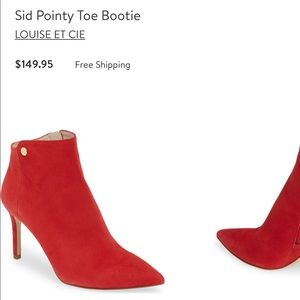Louise Et Cie  Sid Suede Bootie sz 8.5
